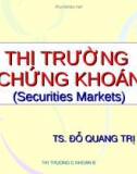 Giáo trình về môn Thị trường chứng khoán