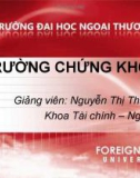 Bài giảng Đầu tư chứng khoán: Chương 1 - Nguyễn Thị Thu Huyền