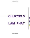 Bài giảng Chương 5: Lạm phát – ThS. Nguyễn Anh Tuấn