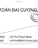 Bài giảng Kế toán đại cương: Giới thiệu nội dung - Võ Thị Thanh Nhàn