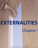 Lecture note Public finance (10th Edition) - Chapter 5: Externalities