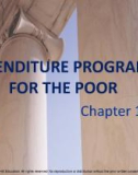 Lecture note Public finance (10th Edition) - Chapter 13: Expenditure programs for the poor