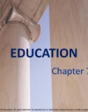 Lecture note Public finance (10th Edition) - Chapter 7: Education