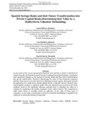 Spanish Savings Banks and their Future Transformation into Private Capital Banks.Determining their Value by a Multicriteria Valuation Methodology