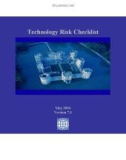 Technology Risk Checklist Version 7.3 MAY 2004