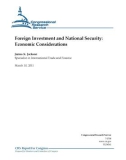 Foreign Investment and National Security: Economic Considerations