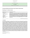 Determinants influencing capital adequacy ratio of Vietnamese commercial banks