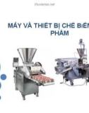 Bài giảng Máy và thiết bị chế biến thực phẩm