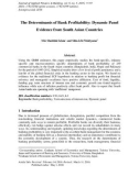 The determinants of bank profitability: Dynamic panel evidence from south ASIAN countries