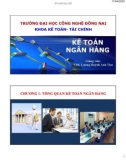 Bài giảng Kế toán ngân hàng: Chương 1 - ThS. Lương Huỳnh Anh Thư