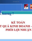 Bài giảng Kế toán ngân hàng: Chương 7 – Đoàn Thị Thùy Trang