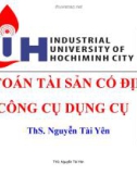 Bài giảng Kế toán ngân hàng: Chương 7 - ThS. Nguyễn Tài Yên (2017)