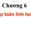 Bài giảng Kế toán quản trị - Chương 6: Dự toán linh hoạt (slide)