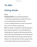 Từ điển chứng khoán Chủ đề P