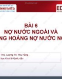 Bài giảng Tài chính quốc tế 1: Bài 6 - ThS. Lương Thị Thu Hằng