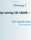 Chương I: Đại cương tài chính – tiền tệ