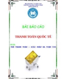 Thanh toán quốc tế - Thẻ thanh toán - Giải pháp đa tiện ích