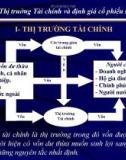 Bài giảng Quản trị tài chính doanh nghiệp ( Th.s Đinh Xuân Dũng) - Chương 3: Thị truờng Tài chính và định giá cổ phiếu trái phiếu