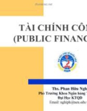 Tài chính công - Ths Phan Hữu Nghị