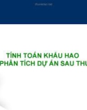 Tính toán khấu hao