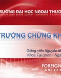 Thị trường chứng khoán - GV Nguyễn Mạnh Hà