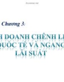 Bài giảng Tài chính quốc tế: Chương 3 - Đoàn Thị Thu Trang