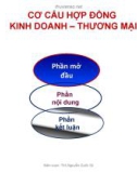 CƠ CẤU HỢP ĐỒNG KINH DOANH – THƯƠNG MẠI