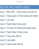 Bài giảng Tiền tệ ngân hàng (9 chương)