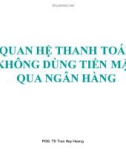 Bài giảng Nghiệp vụ ngân hàng thương mại: Chương 6 - PGS.TS Trần Huy Hoàng