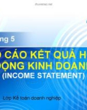 Bài giảng Kế toán tài chính 3: Chương 5 - ĐH Kinh tế TP.HCM