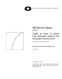 Credit at times of stress: Latin American lessons from the global financial crisis