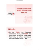 INTERNAL CONTROL BASED ON THE COSO REPORTO