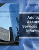 Lecture Principles of auditing and other assurance services (15/e): Chapter 20 - Whittington, Pany