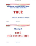 Bài giảng Thuế: Chương 3 - ThS. Nguyễn Lê Hồng Vỹ