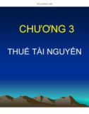 Bài giảng Thuế: Chương 3 - Nguyễn Đăng Khoa