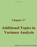 Lecture Fundamentals of cost accounting - Chapter 17: Additional topics in variance analysis