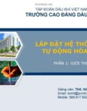 Bài giảng Lắp đặt hệ thống tự động hóa 1: Bài 0 - ThS. Nguyễn Thị Lan