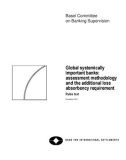 Global systemically important banks: assessment methodology and the additional loss absorbency requirement