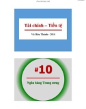 Bài giảng Tài chính Tiền tệ: Chương 10 - ThS. Vũ Hữu Thành