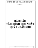 CÔNG TY CỔ PHẦN GÒ ĐÀNG - BÁO CÁO HỢP NHẤT ĐẦY ĐỦ - THÁNG 04 NĂM 2010