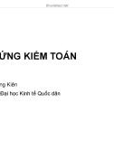 Bài giảng Kiểm toán: Bài 3 – PGS.TS. Phan Trung Kiên