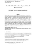 Basel III and credit crunch: An empirical test with focus on Europe