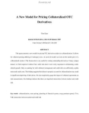 A new model for pricing collateralized OTC derivatives