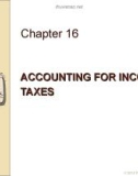 Lecture Intermediate accounting: IFRS edition - Chapter 16: Accounting for income taxes