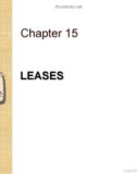 Lecture Intermediate accounting: IFRS edition - Chapter 15: Leases