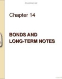 Lecture Intermediate accounting: IFRS edition - Chapter 14: Bonds and long-term notes