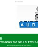 Lecture note Government and not-for-profit accounting: Concepts and practices (7/e) – Chapter 16: Auditing governments and not-for-profit organizations