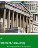 Lecture note Government and not-for-profit accounting: Concepts and practices (7th edition) – Chapter 17: Federal government accounting