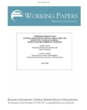 WORKING PAPER NO. 08-5 CENTRAL BANK INSTITUTIONAL STRUCTURE AND EFFECTIVE CENTRAL BANKING: CROSS-COUNTRY EMPIRICAL EVIDENCE