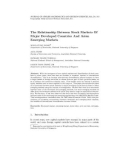 The Relationship Between Stock Markets Of Major Developed Countries And Asian Emerging Markets